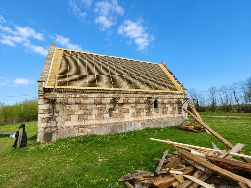 Cinquième vue de chantier de toiture