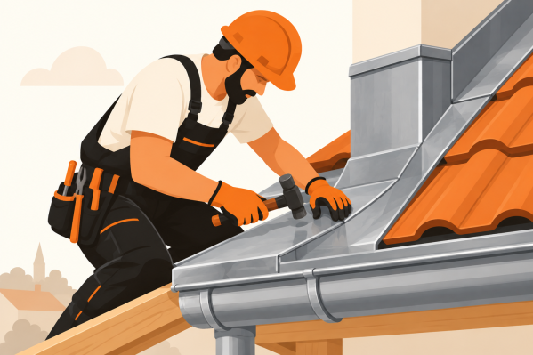 Illustration du service de zinguerie